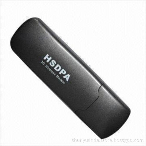 Modem with 7.2Mbps Downlink/384Kbps Uplink High Speed Transmit Rate and Built-in MicroSD Memory